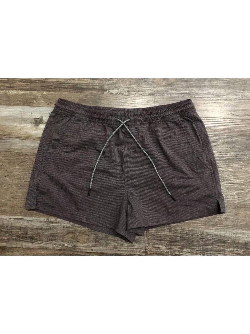 Athleta Marin Womens Size Medium Gray Striped Board Shorts